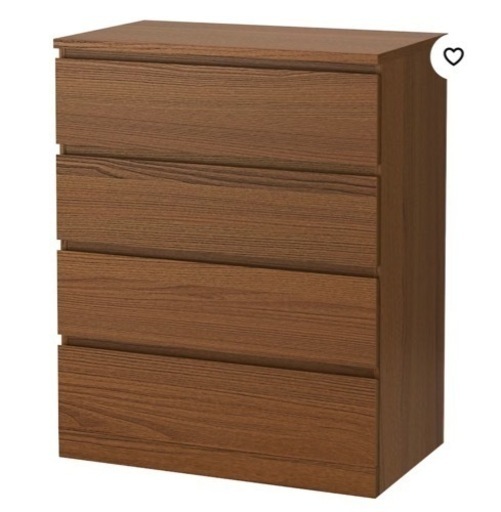 IKEA マルム　チェスト・タンス　ブラウン