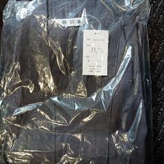 作務衣 グレイ S 新品