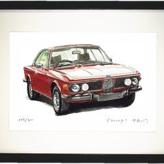 GC-038 BMW 3シリーズ限定版画 直筆サイン有 額装済●作家 平右ヱ門 NC-267 GT-R R33/ジャパン限定版画 直筆サイン額装○作家 平右ヱ