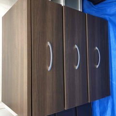 3段チェスト　タンス　木目調　スライドレール