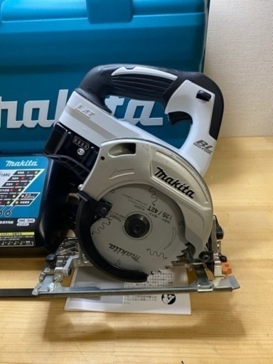 中古 マキタ　HS471D 18V 充電式マルノコ　白　セット