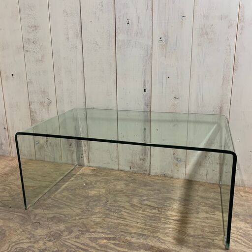 11/23 終 奥田 Francfranc クレール コーヒーテーブル ガラス ローテーブル フランフラン 菊倉HG