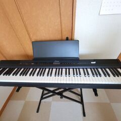 Donner 電子ピアノ 88鍵盤 卓上 MIDI 軽量 セミウェイテッド鍵盤