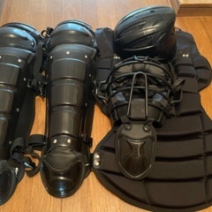 軟式キャッチャー防具　中古（ヘルメット無し）大人用 MIZUNO 交換無料 野球 キャッチャーヘルメット 軟式 一般 ミズノ