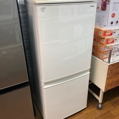 2ドア冷蔵庫 SHARP SJ-D14D-W 2018年製