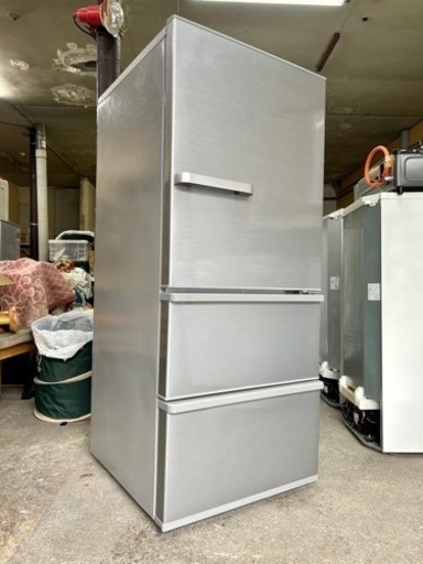 札幌市内配送無料 美品 20年製 AQUA アクア 272L 3ドア冷蔵庫 AQR-27J 右開き