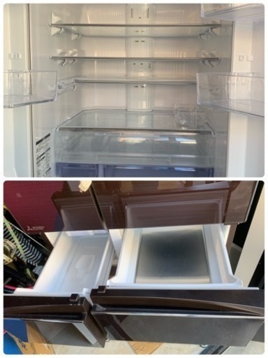 ★値下げ!!★ 三菱冷蔵庫 フレンチドア 600L 2018年製 10年保証書有り