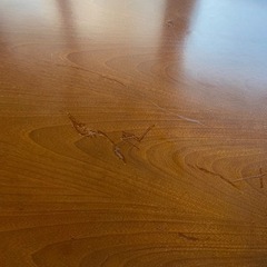アンティークカリモクテーブルと椅子のセット　値下げましたの画像