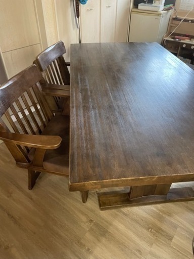 天然木ダイニングテーブル