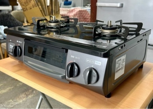 お引取り限定 美品 20年製 Rinnai リンナイ LPガス用コンロ 2口ガステーブル RT34NJH
