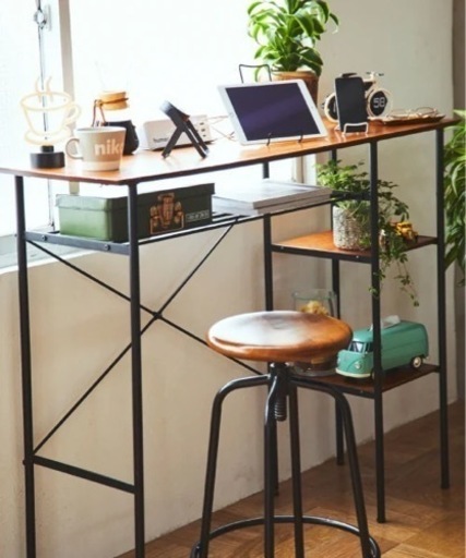 一時的にお値下げしました ニコアンド カウンターテーブル スツール セット