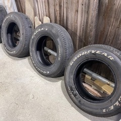 ワ）Goodyear EAGLE #1 NASCAR グッドイヤーイーグル ナンバーワン ナスカー 195/80R15 107/105L LT 4本セット ホワイトレター