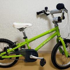 【取り引き中】ルイガノJ16 自転車　子供用　補助輪・ヘルメット付き