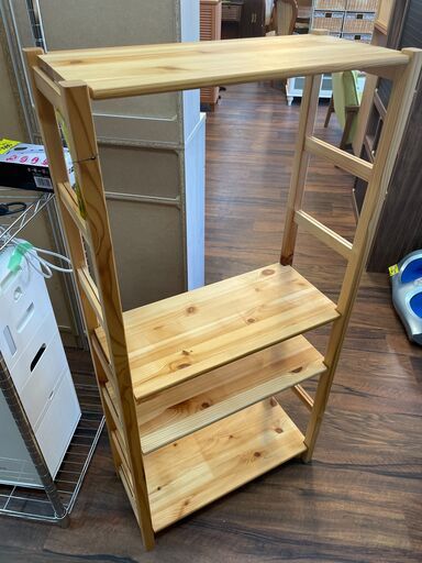 無印良品　パイン材ユニットシェルフ　サイズ（約）幅５８×奥２６×高１２０　　■近隣配送無料 買取GO‼　栄和店