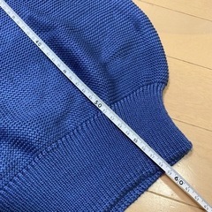 ⁑未使用⁑ セーター ニット ブルー 青の画像