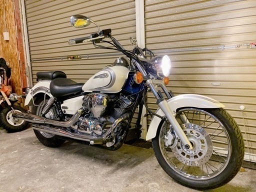 ヤマハ　ドラッグスター250 配送可能　支払いは現金or振り込みも可能　アイボリー