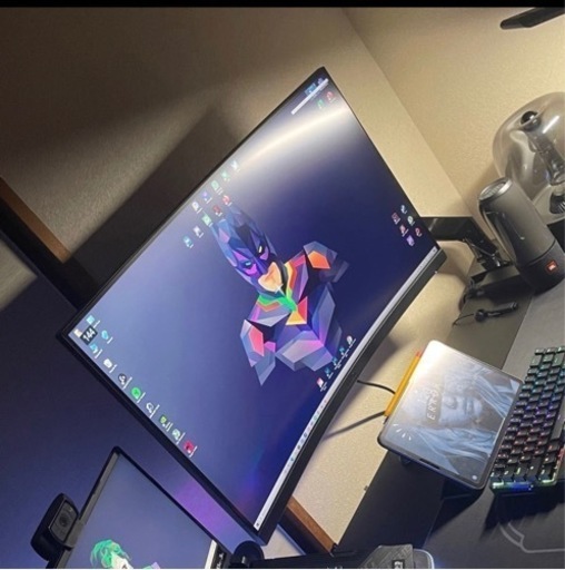 現状品　MSI 31.5インチ 湾曲ゲーミングモニター OPTIX-G32CQ4