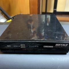 バッファロー地デジ、BSチューナー　リモコン付