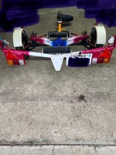 【北海道旭川市】エスコ トレーラー 11フィート 小型船舶 ボート 運搬 けん引車 書類有り