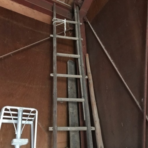 USED 木製はしご！