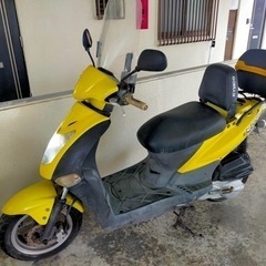 値下げ　キムコ125cc スクーター　エンジン始動可の画像