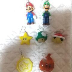 ピアス イヤリング マリオ ルイージ キノコ アイテム ユニバー...