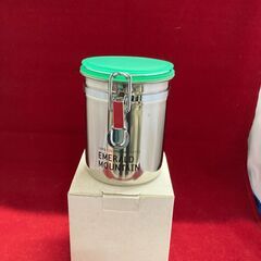 未使用保管品　ステンレス　キッチンキャニスター　ストッカー　保存容器