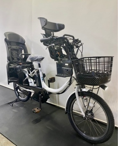 関東全域送料無料 保証付き 電動自転車 ヤマハ パスバビー 20インチ 3人乗り 8.7ah 白色 人気