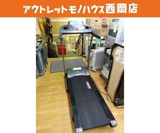 IGNIO トレッドミル R16S ～16km ブラック ランニングマシン ルームランナー ウォーキングマシン イグニオ　西岡店