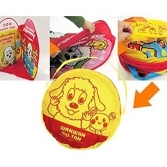 【美品】ボールハウス《ワンワンとうーたん なかよしボールハウス》 いないいないばあ おもちゃ  ワンワン う〜たん ボールプールの画像