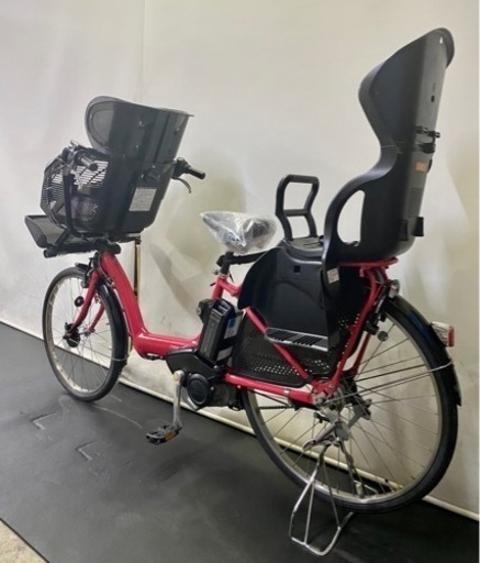 関東全域送料無料 保証付き 電動自転車 ブリヂストン アンジェリーノ 26インチ 8.7ah 3人乗り 桃色