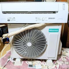 極美品　2021年製　ハイセンス 10畳向け 冷暖房インバーター...