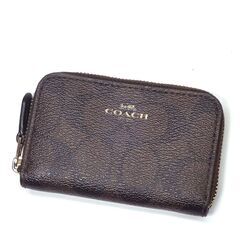 AA962 コーチ シグネチャー コインケース 小銭入れ L19...