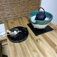 テーブルでする茶道 の画像