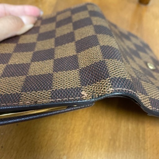 《値下》ルイヴィトン　財布　２つ折り　ダミエ