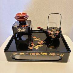 値下げしました、お正月のお屠蘇セット　会津漆器