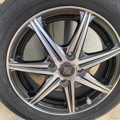 タイヤ:165/14/65、アルミホイール:RIZLEY 4本セット。の画像