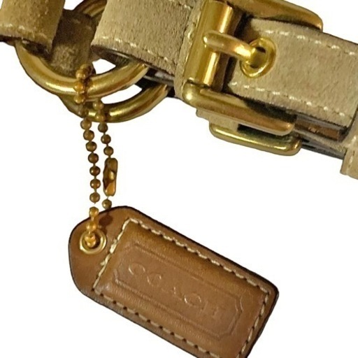 COACH コーチ シグネチャー スエードキャンバス トートバッグ