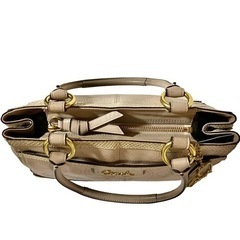 美品 COACH コーチ パンチング シグネチャー レザートートバッグの画像