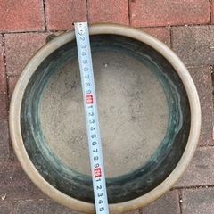 受け渡し予定者が決まりました。黄銅？真鍮？の火鉢の画像