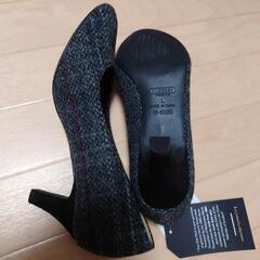 【新品タグ付き】ハリスツイード　パンプス　Lサイズの画像