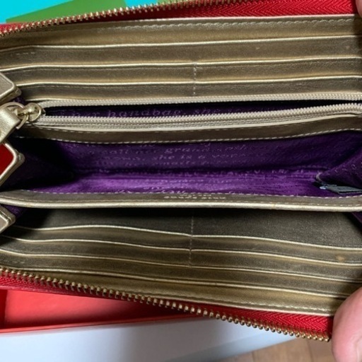 楽天市場】長財布 赤 ケイト スペードの通販 未使用品　kate Spade 長財布　赤　