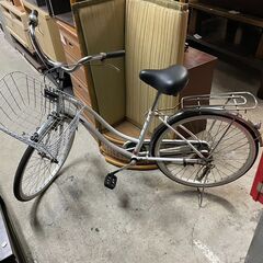 自転車　No.484　24インチ　シティサイクル　ママチャリ　ホ...