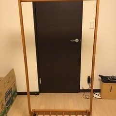 木製 ハンガーラック