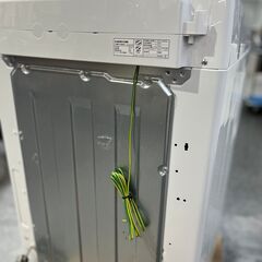【店頭お渡し】8キロ洗い　2022年製　ＵＳＥＤ美品　税込27280円　インバーター搭載　ヤマダセレクトの画像
