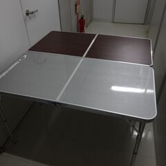 キャンプ用テーブル２卓、椅子３脚セット