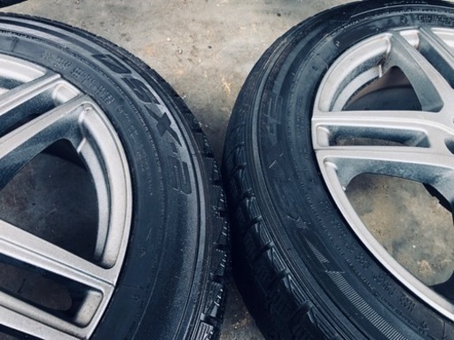 冬タイヤ 185/60R15 アルミ付きスタッドレス 4本組