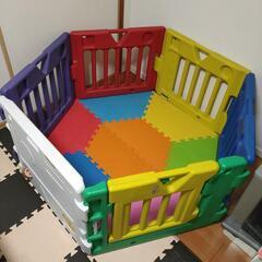 ベビーサークル&クッションシートセットの画像