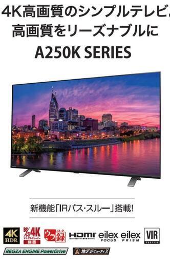 レグザ REGZA 43インチ テレビ