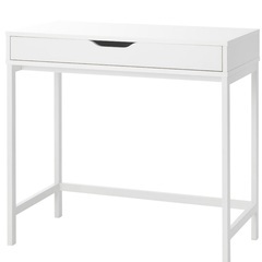 IKEA デスク ホワイト （奥行き40cm×幅79cm×高さ76cm）の画像